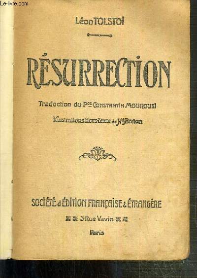 RESURRECTION / COLLECTION DES GRANDS ROMANS LITTERAIRES.