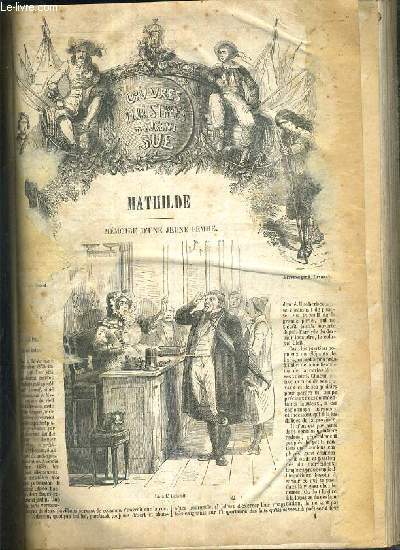 MATHILDE - MEMOIRE D'UNE JEUNE FEMME / COLLECTION OEUVRES ILLUSTRES D'EUGENE SUE.