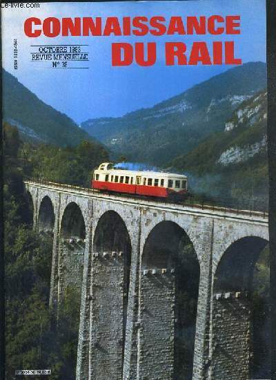 CONNAISSANCE DU RAIL - OCTOBRE 1983 - N38 - LE JURA