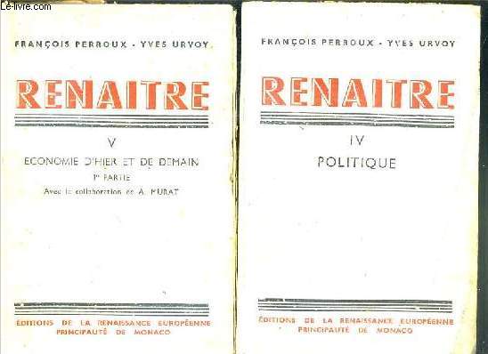 RENAITRE - 2 TOMES - IV + V