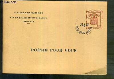 POESIE POUR VOUS