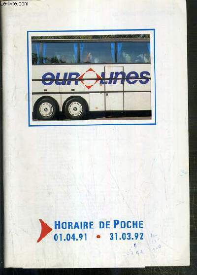 EUROLINES - HORAIRE DE POCHE
