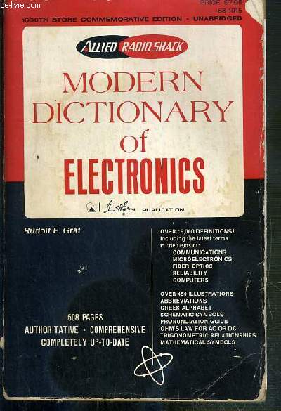 MODERN DICTIONARY OF ELECTRONICS