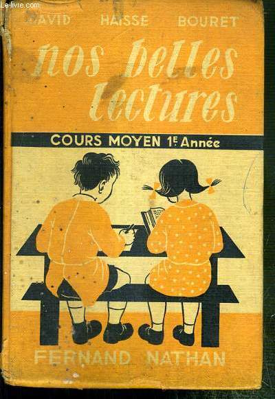 NOS BELLES LECTURES - COURS MOYEN 1e ANNEE - CLASSE DE HUITIEME