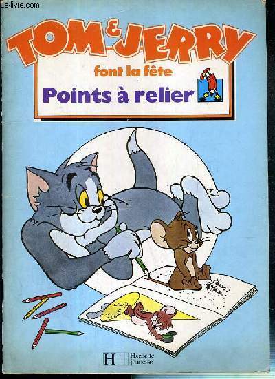 TOM & JERSEY FONT LA FETE POINTS A RELIER - LIVRE VIERGE.