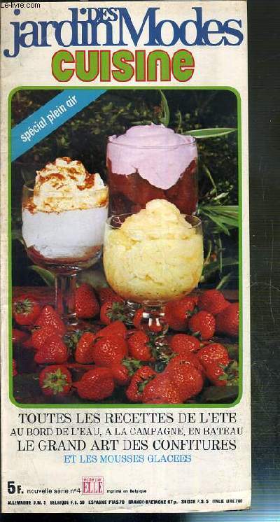 DES JARDIN MODES - CUISINE - NOUVELLE SERIE N4 - SPECIAL PLEIN AIR