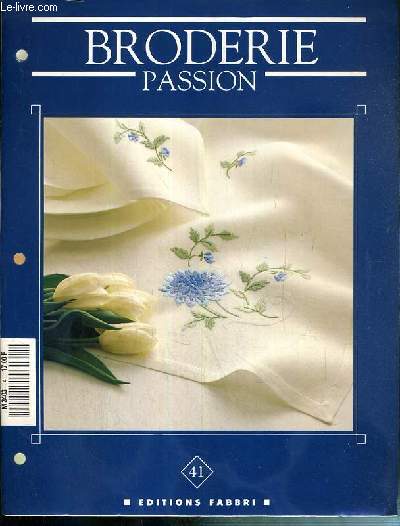 BRODERIE PASSION - N41 - un joli noeud, une idee en plus, la nappe champagnarde, la table chic.