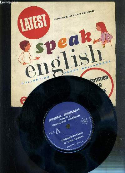 SPEAK ENGLISH - 6e - 1 vinyle 33 TOURS INCLUS / COLLECTION ANDRE BALLANDRAS -... - Photo 1 sur 1
