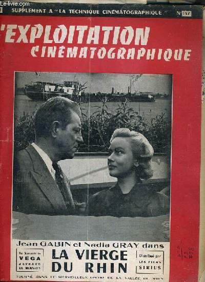 L'EXPLORATION CINEMATOGRAPHIQUE - N137 - DECEMBRE 1953 - N42 - SUPPLEMENT A 