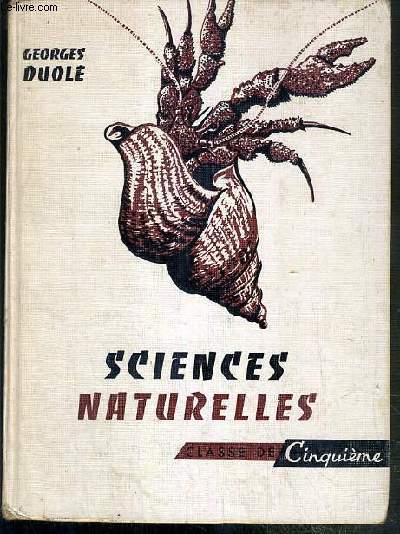 SCIENCES NATURELLES - CLASSE DE CINQUIEME