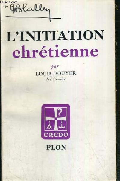 L'INITIATION CHRETIENNE
