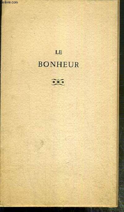 LE BONHEUR