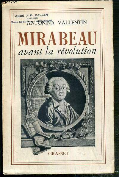 MIRABEAU AVANT LA REVOLUTION