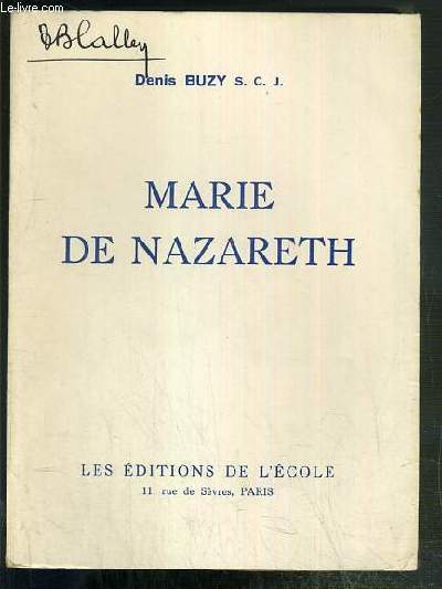 MARIE DE NAZARETH