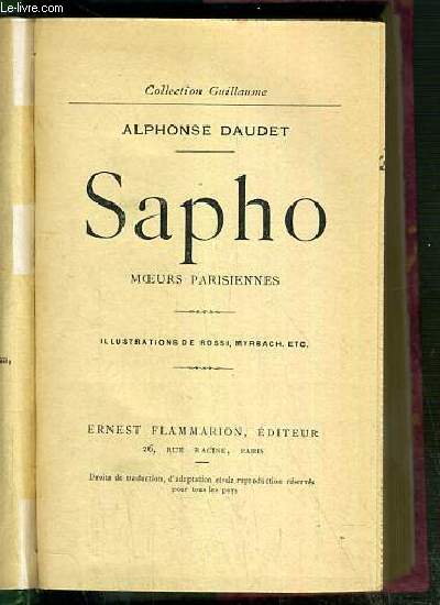 SAPHO - MOEURS PARISIENNES / COLLECTION GUILLAUME.