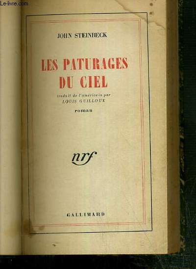 LES PATURAGES DU CIEL (PASTURES OF HEAVEN)