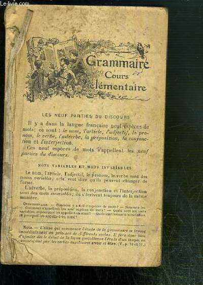 GRAMMAIRE - COURS ELEMENTAIRE