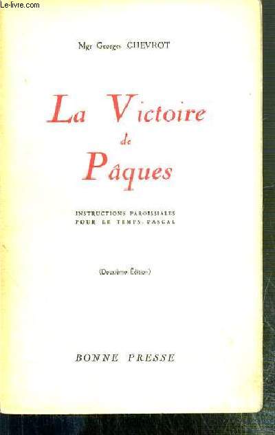 LA VICTOIRE DE PAQUES / 2EME EDITION