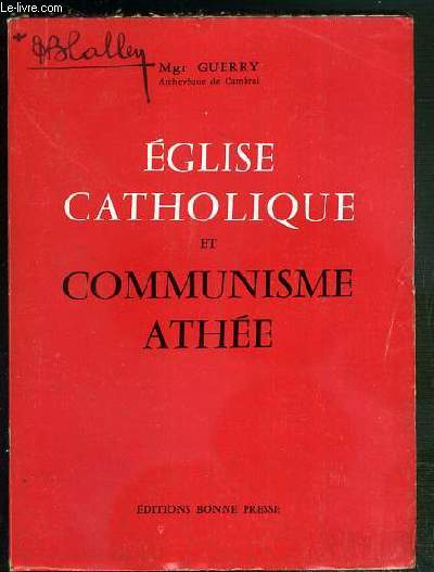 EGLISE CATHOLIQUE ET COMMUNISME ATHEE