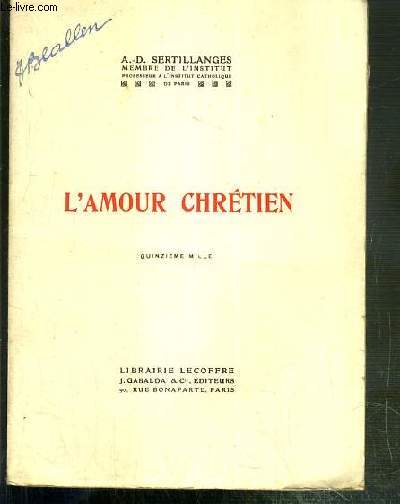 L'AMOUR CHRETIEN