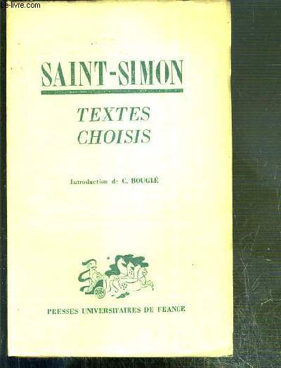 L'OEUVRE D'HENRI DE SAINT-SIMON