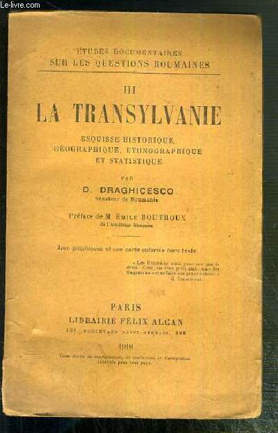 LA TRANSYLVANIE - TOME III.