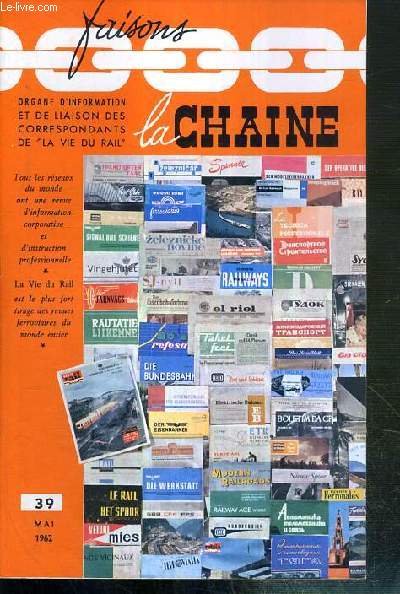 FAISONS LA CHAINE - N 39 - MAI 1962 - le budget 