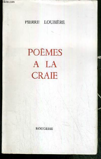 POEMES A LA CRAIE - EXEMPLAIRE N152 / 300 SUR OFFSET AFNOR 7 - EDITION ORIGINALE.