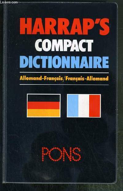 HARRAP'S COMPACT DICTIONNAIRE - ALLEMAND-FRANCAIS / FRANCAIS-ALLEMAND -