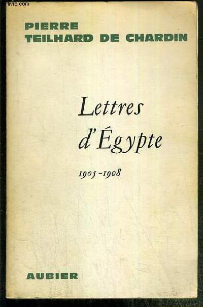 LETTRES D'EGYPTE 1905-1908