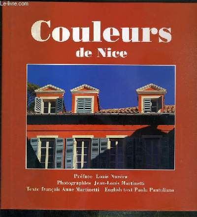 COULEURS DE NICE - ENVOI DE L'AUTEUR.