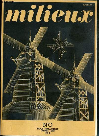 MILIEUX - NO - JANVIER 1980 - Le Creusot: la 