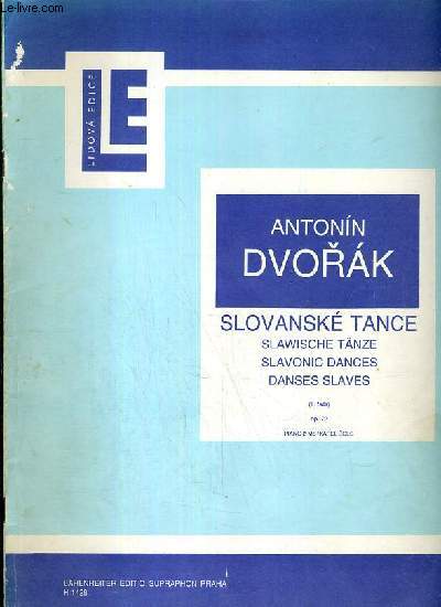 SLOVANSKE TANCE - SLAWISCHE TANZE - SLAVONIC DANCES - DANSES SLAVES - (II lata) - OP. 72 - PIANO 2 MS / KAREL SOLC - H 1428