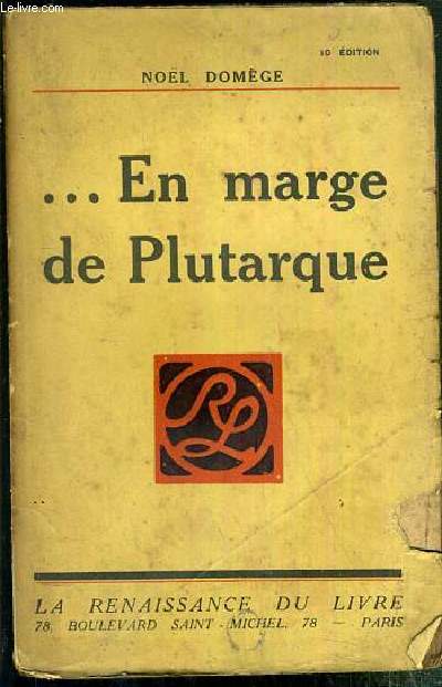 EN MARGE DU PLUTARQUE