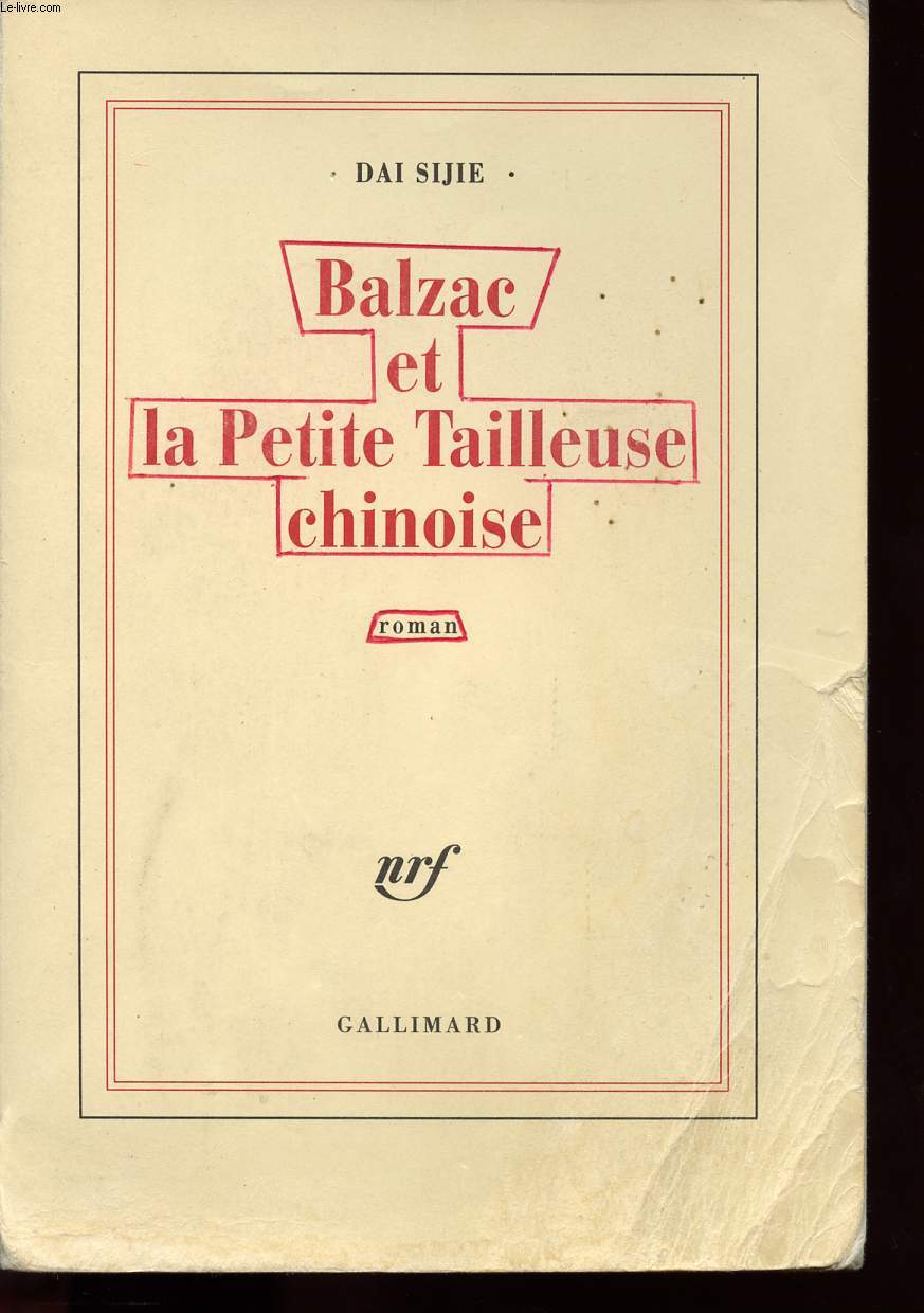 BALZAC ET LA PETITE TAILLEUSE CHINOISE