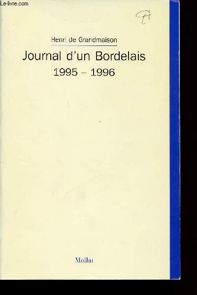 JOURNAL D UN BORDELAIS 1995-1996