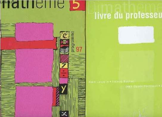 DIMATHEME 5E PROGRAMME 97 + LIVRE DU PROFESSEUR