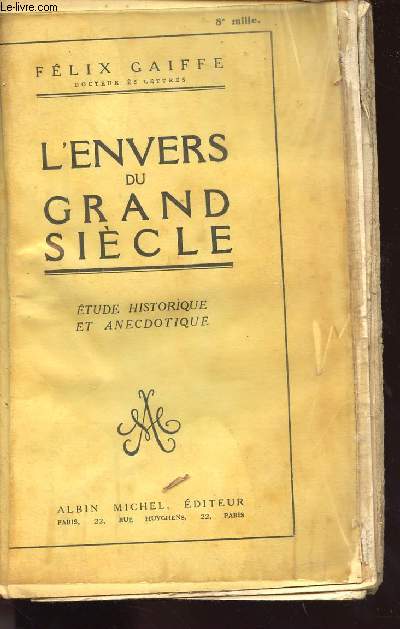 L ENVERS DU GRAND SIECLE