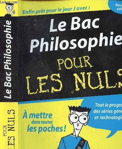 LE BAC PHILOSOPHIE POUR LES NULS