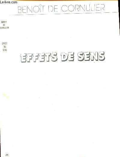EFFETS DE SENS