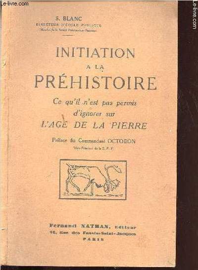 INITIATION A LA PREHISTOIRE