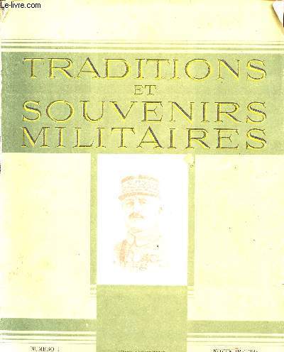 TRADITIONS ET SOUVENIRS MILITAIRES - N1 - NOV 1943