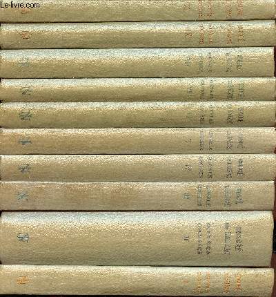 OEUVRES CHOISIES - EN 10 VOLUMES (TOMES 1  10) - VOIR SOMMAIRE COMPLET.
