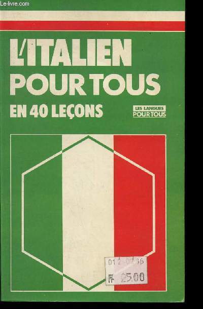 L'ITALIEN POUR TOUS - LES LANGUES POUR TOUS