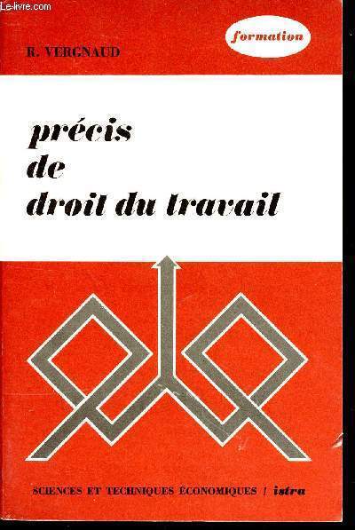 PRECIS DU DROIT DU TRAVAIL - FORMATION