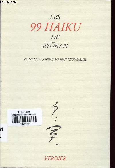 LES 99 HAIKU DE RYOKAN