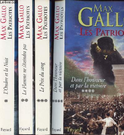 LES PATRIOTES - 4 VOLUMES: TOME 1 A 4