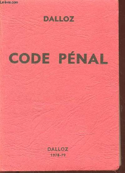 Code pnal (Petits codes Dalloz)