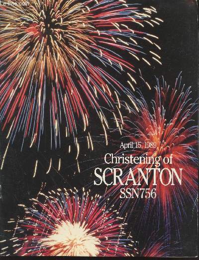 Christening of Scranton SSN756 April 15, 1989 - Programme