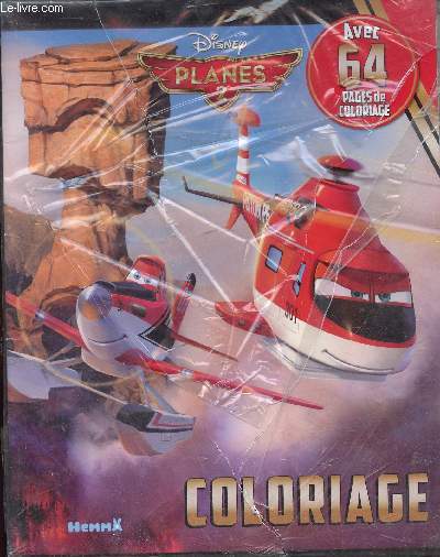 Planes 2 : Coloriage avec 64 pages de coloriages.